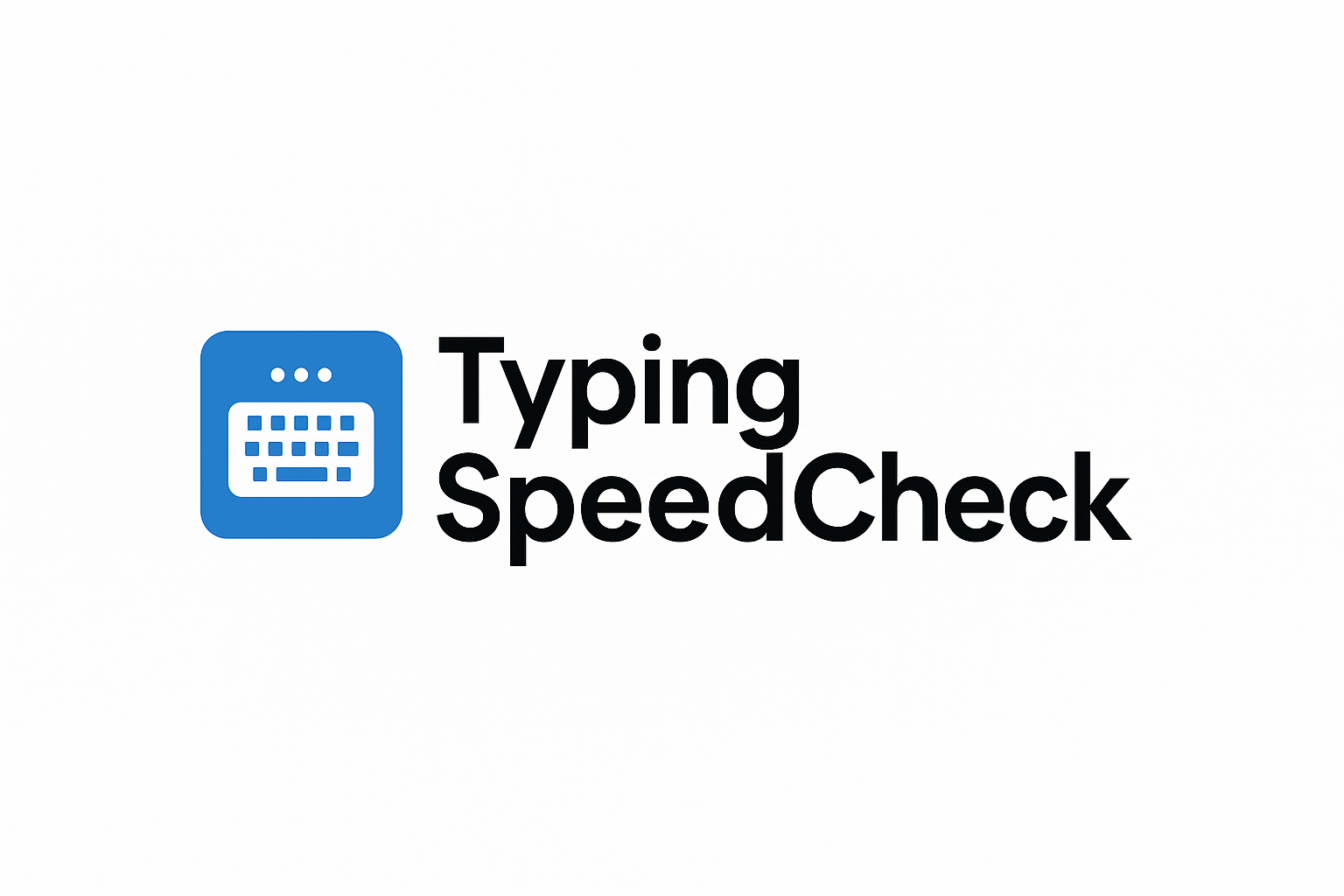 Typing Speed Check Logo Image